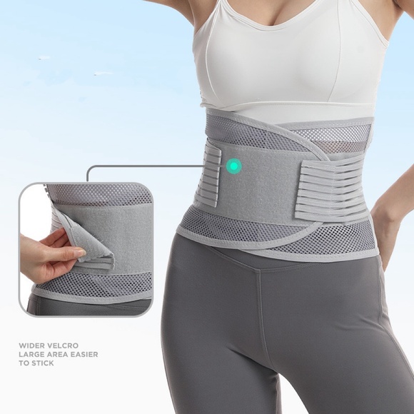 Adjustable Lumbar Support Waist Back Belt Brace Back Brace Lower Back Support - Picture 1 of 11